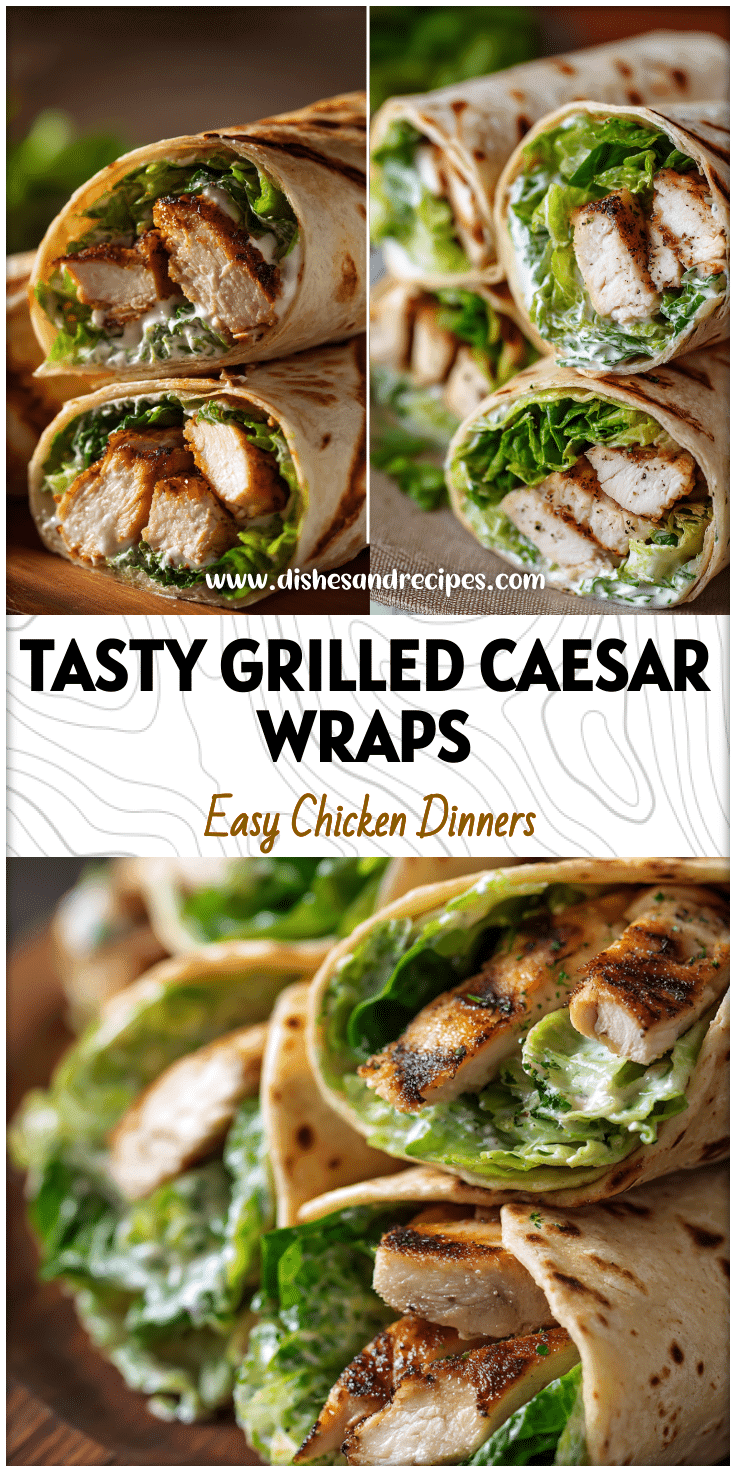 Grilled Chicken Caesar Wraps You’ll Love Anytime